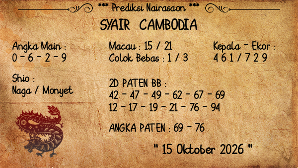 Prediksi Cambodia