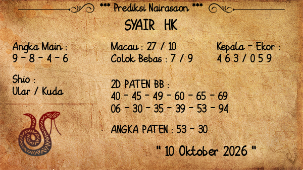 Prediksi HK