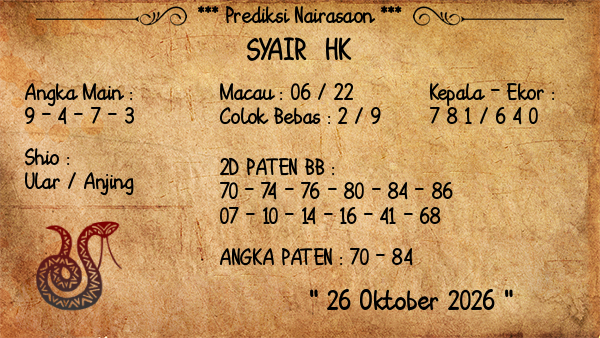 Prediksi HK