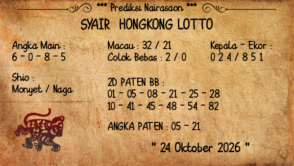 Prediksi Hongkong Lotto