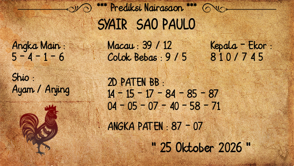 Prediksi Sao Paulo