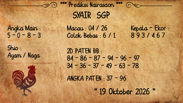 Prediksi SGP
